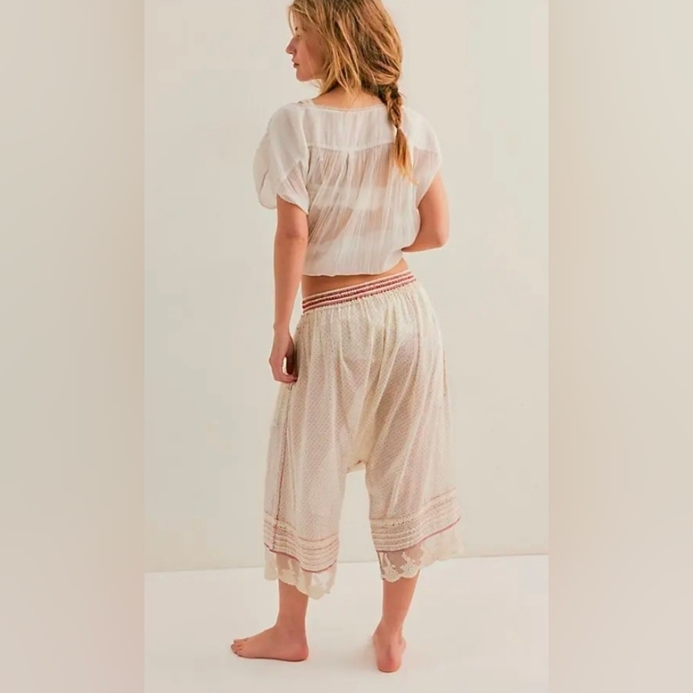 Free People Endless Afternoon Bloomers In Cream - Picture 7 of 9